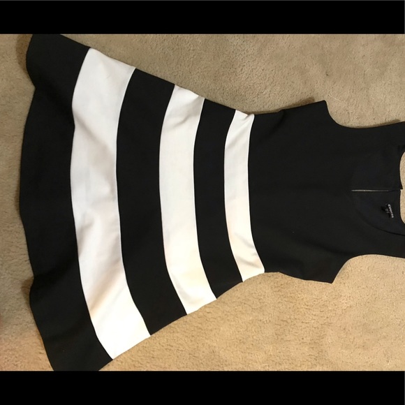 Express Dresses & Skirts - Black and white striped express dress Express Dresses & Skirts - Black and white striped express dress